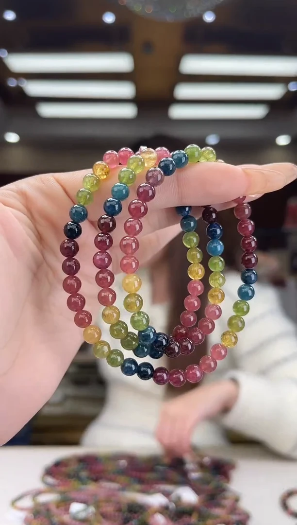 【闪购商品】碧玺/未镶嵌6mm+碧玺多圈35多样性发货