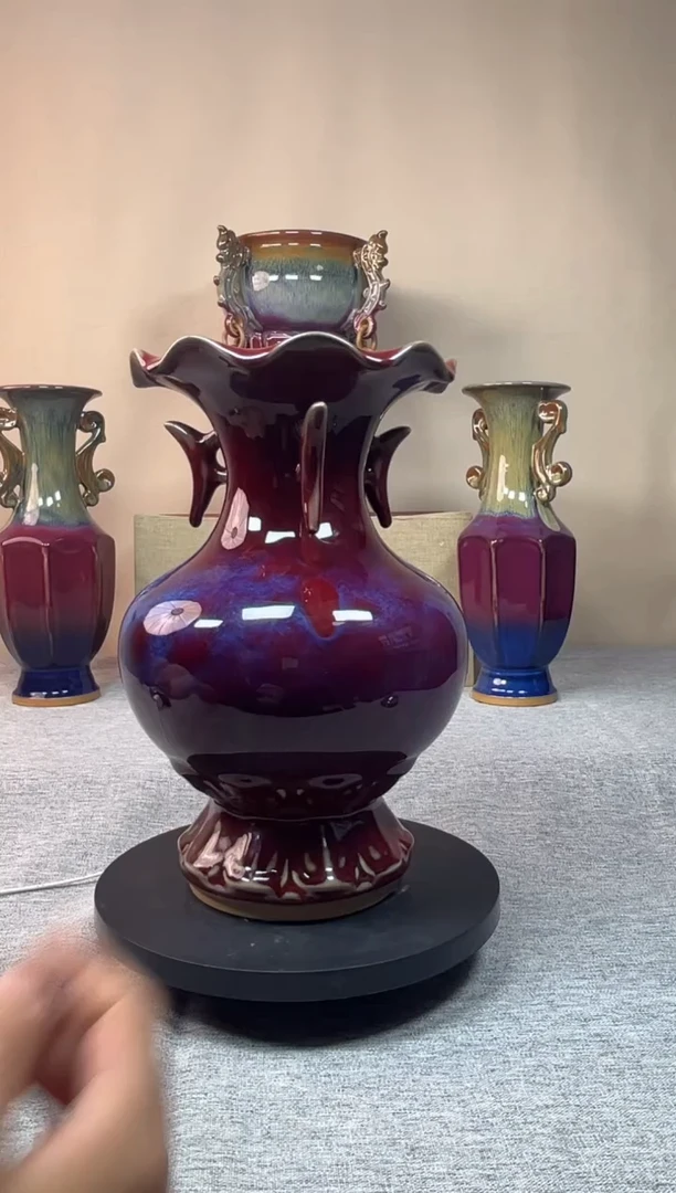 摆件神垕钧瓷收藏工艺品