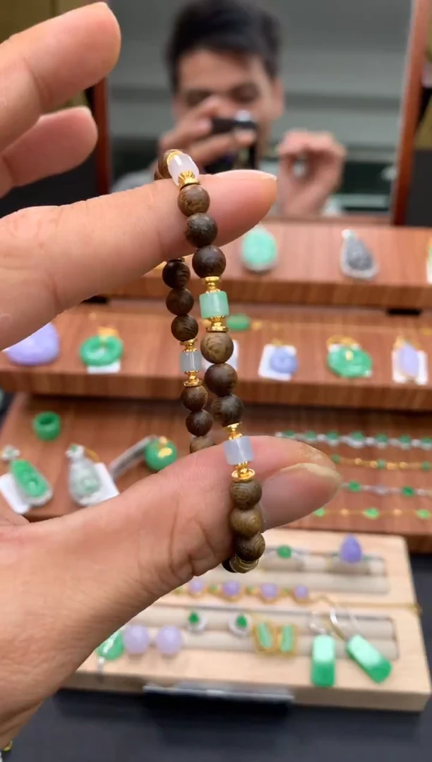 未镶嵌手串翡翠手串