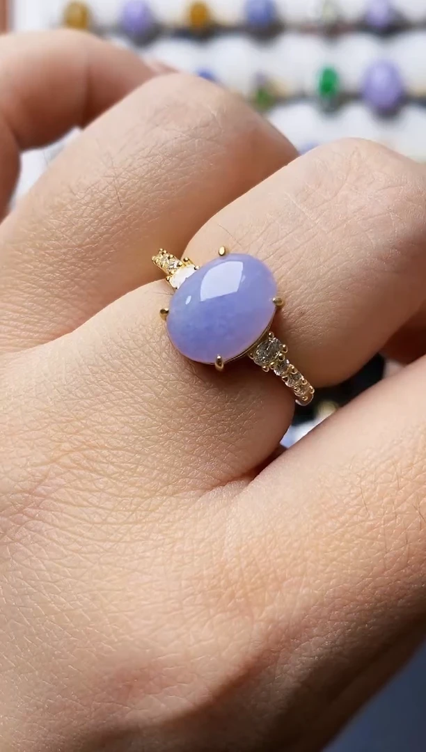 银S925镶嵌戒指翡翠1292