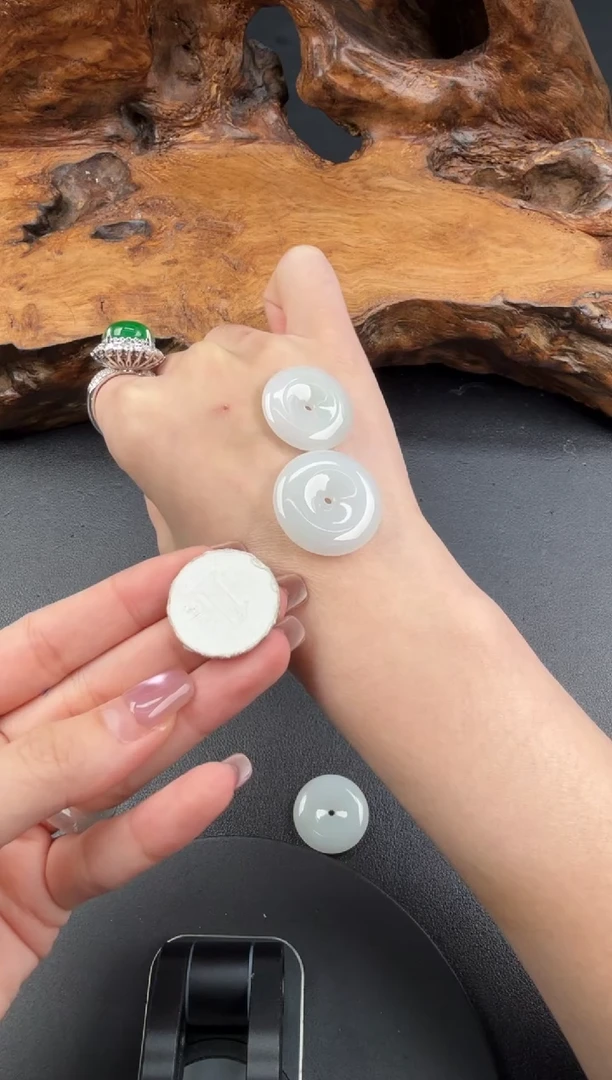 吊坠(不含链)未镶嵌翡翠翡翠饰品（多样性发货一件）-5