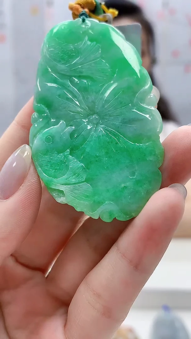定制翡翠未镶嵌4989lr-毛货挂件245