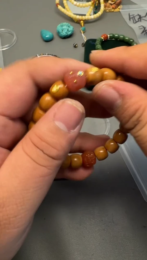 【闪购商品】猴头核桃吊坠猴头手串