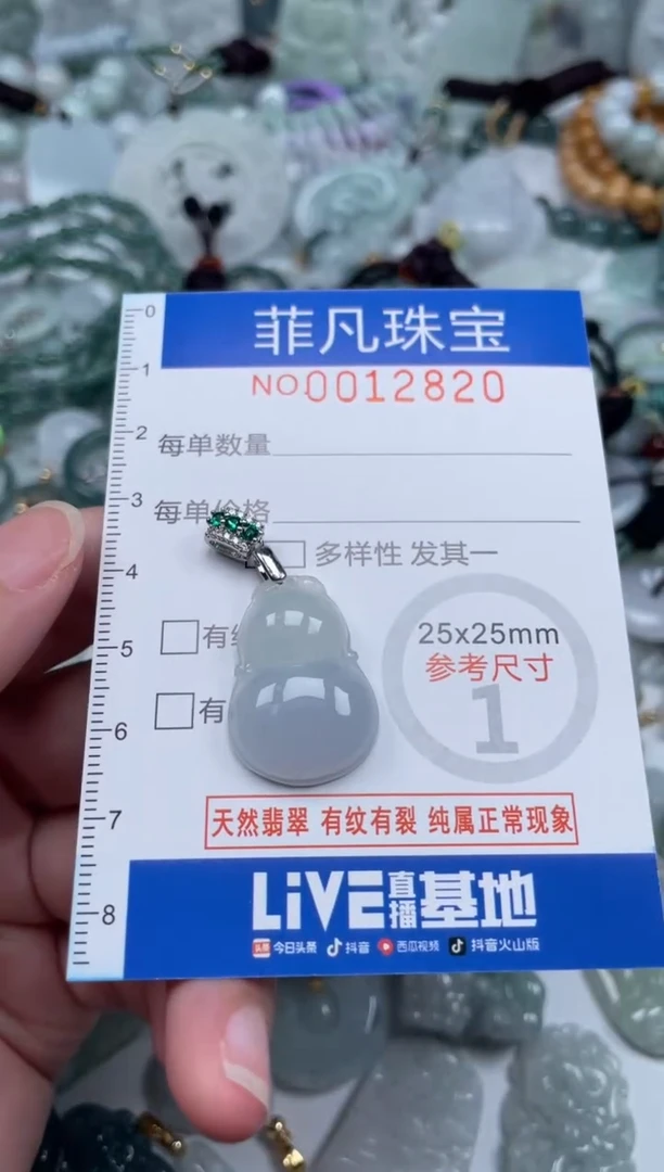 颈饰未镶嵌翡翠12820