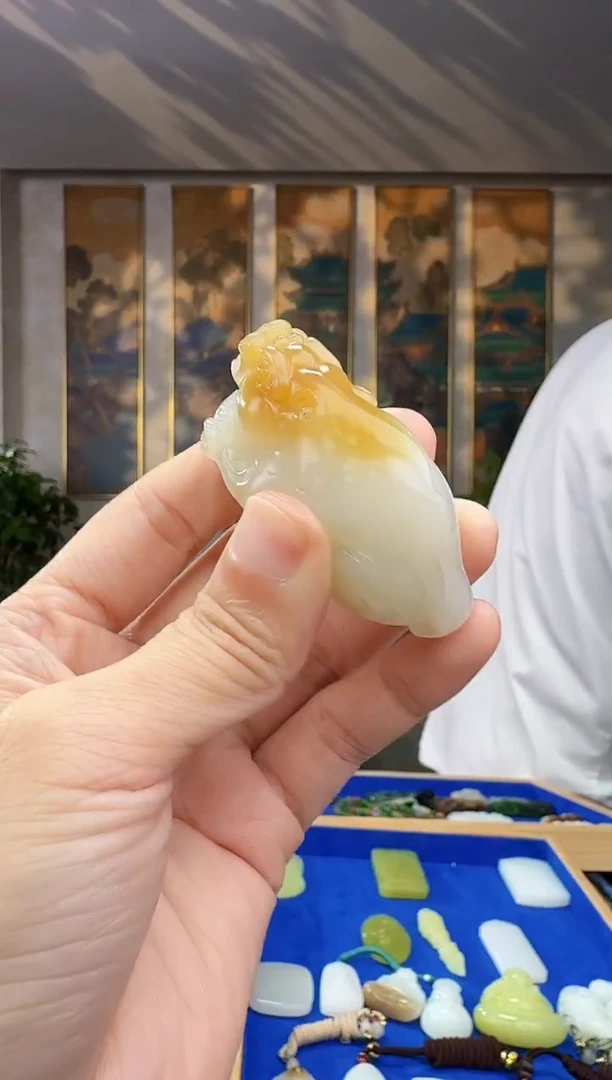 未镶嵌和田玉挂件拍一发一