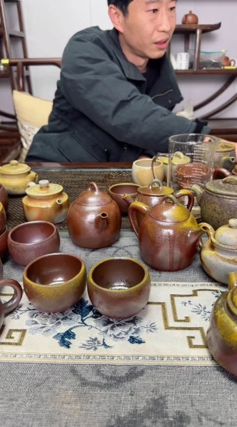 【闪购商品】泥塑微瑕主人杯柴烧，，，2个