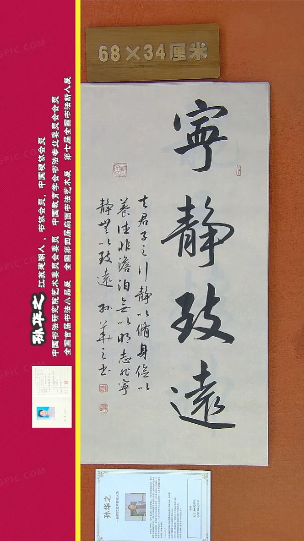 【闪购商品】书法182a孙华之书法作品