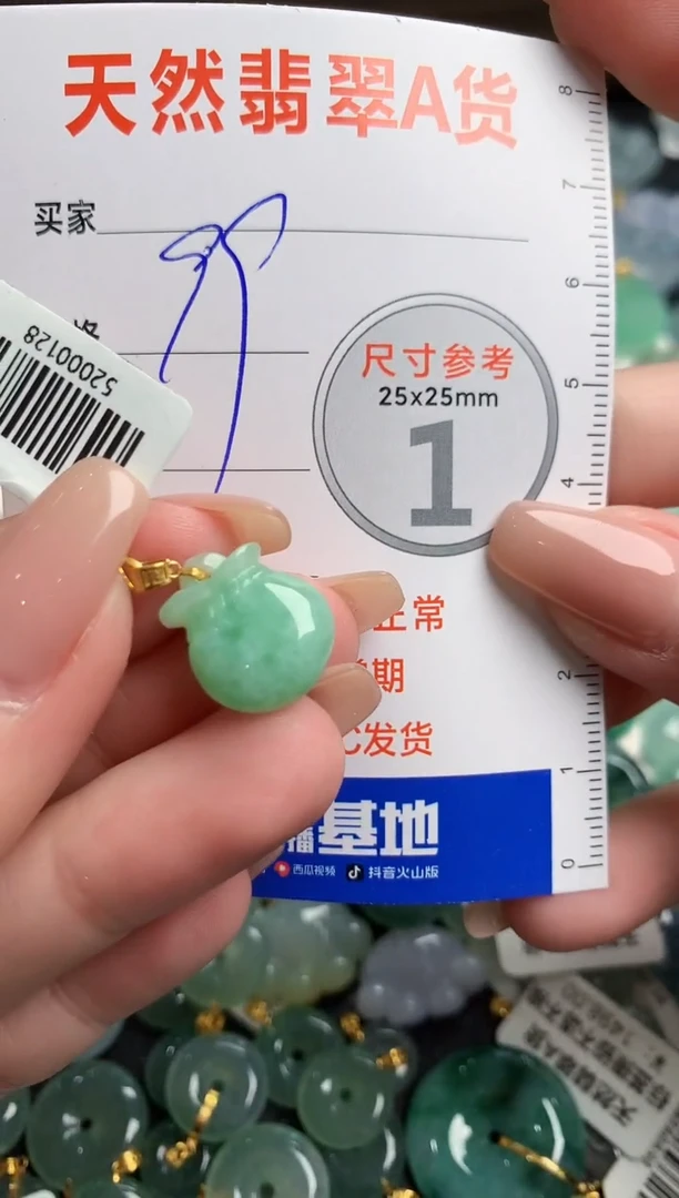【闪购商品】翡翠颈饰18K金镶嵌14008632