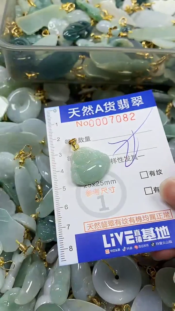 颈饰未镶嵌翡翠纯天然a货翡翠