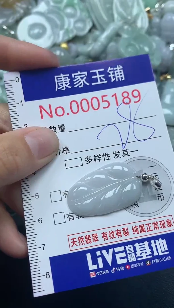 吊坠(不含链)未镶嵌翡翠5189