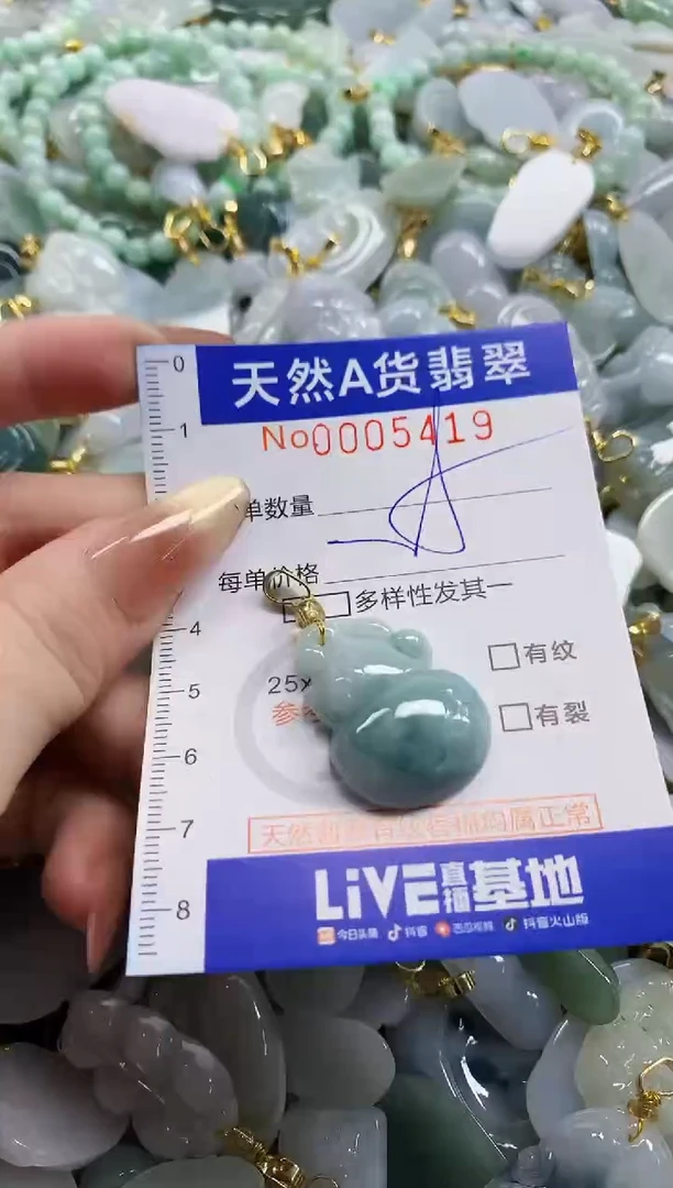 颈饰未镶嵌翡翠天然A货翡翠