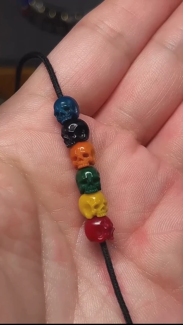 鹿骨其他L六彩小骷髅