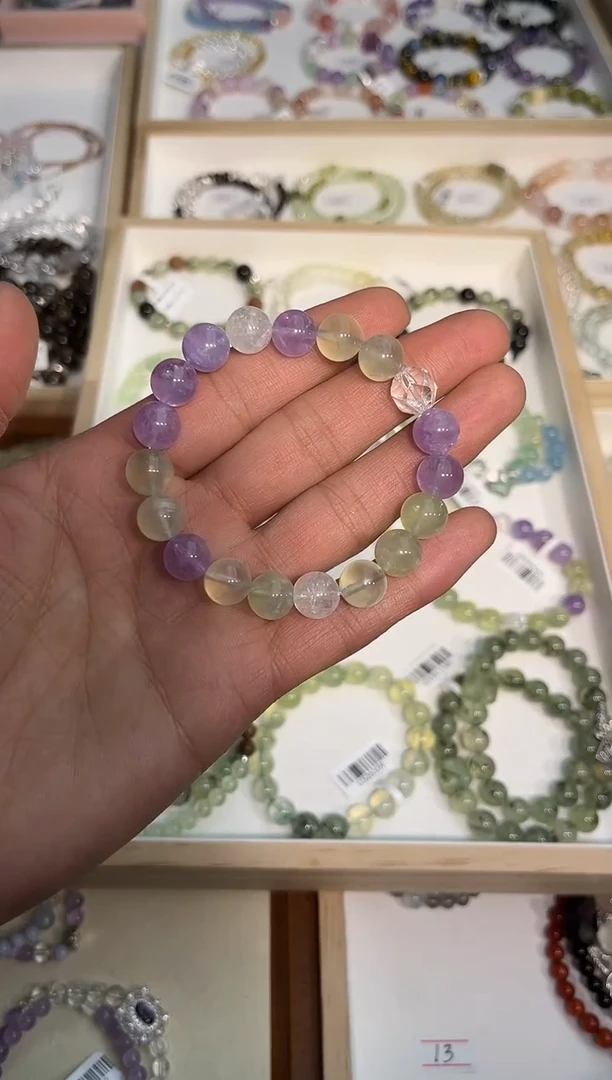 【闪购商品】葡萄石手链未镶嵌葡萄石多宝