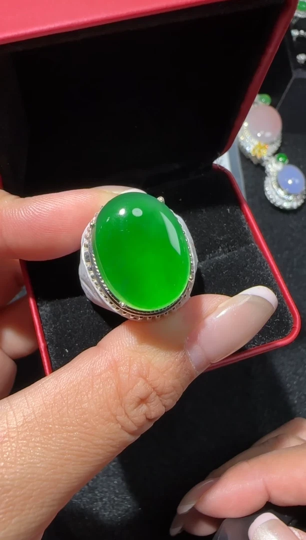 【闪购商品】翡翠戒指未镶嵌客服链接勿拍