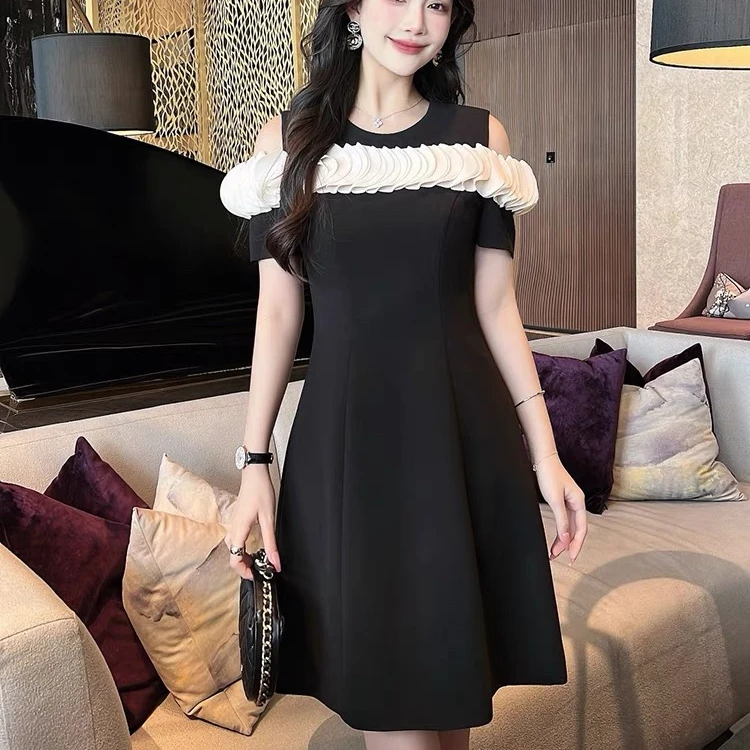 【露露】C3南油夏新款气质连衣裙