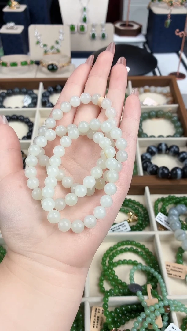 手串未镶嵌和田玉和田玉手串