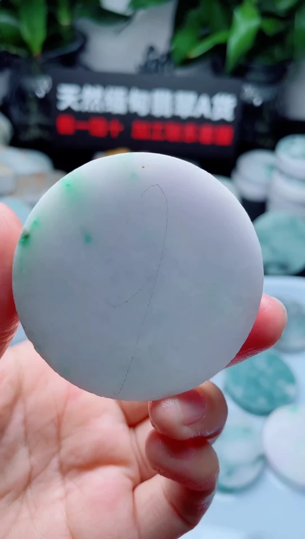 翡翠未镶嵌颈饰华1134