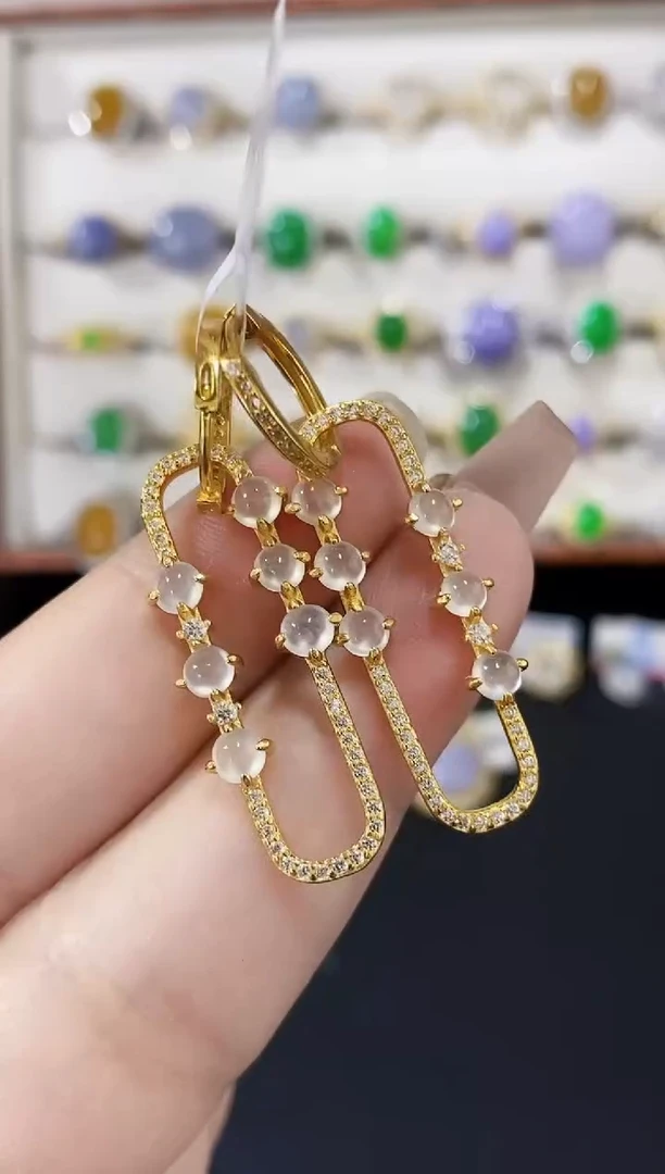 银S925镶嵌戒指翡翠2085