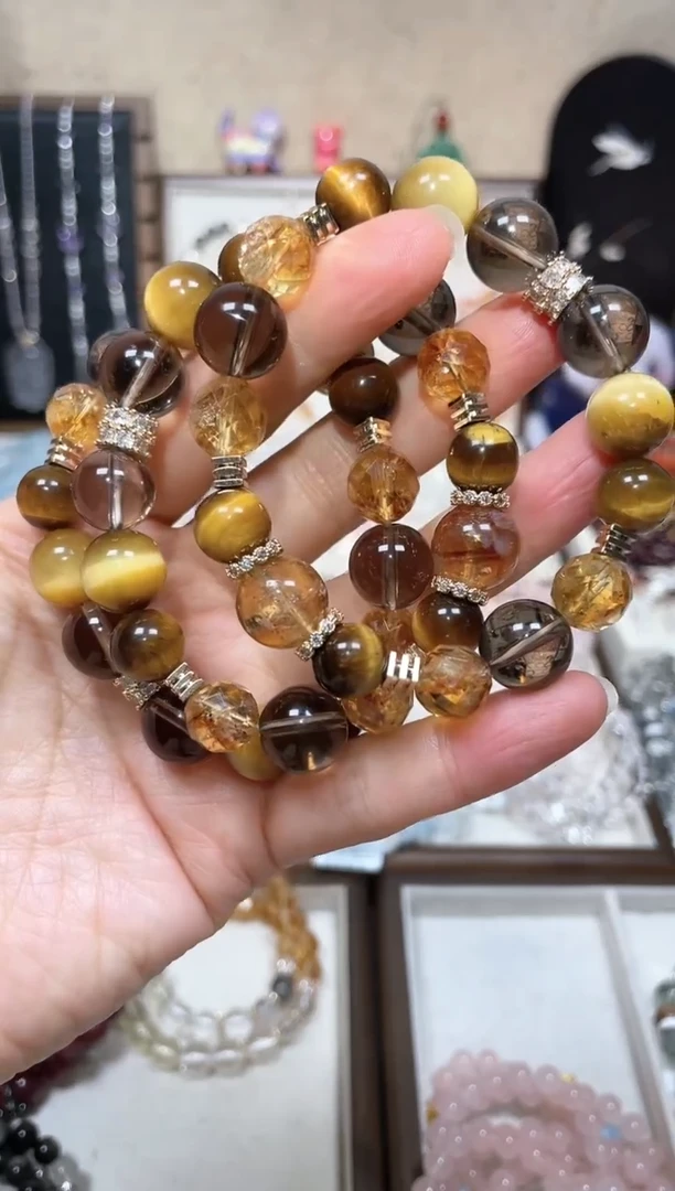 【闪购商品】水晶手串合金【金霸】设计款手串