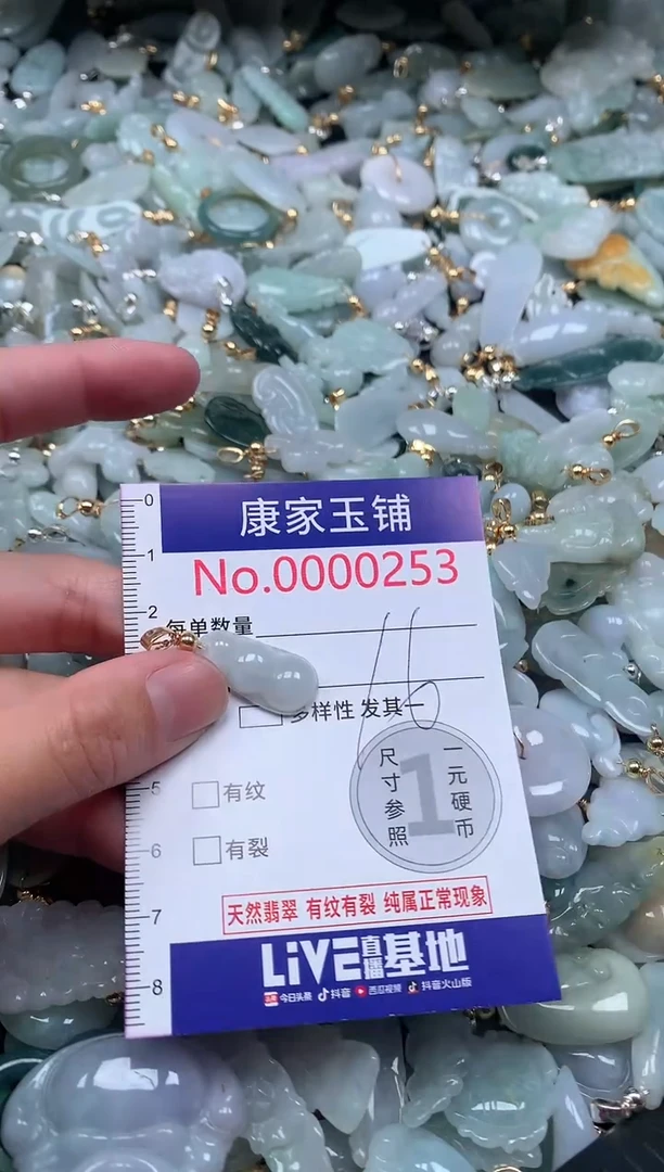 【闪购商品】翡翠吊坠(不含链)未镶嵌253