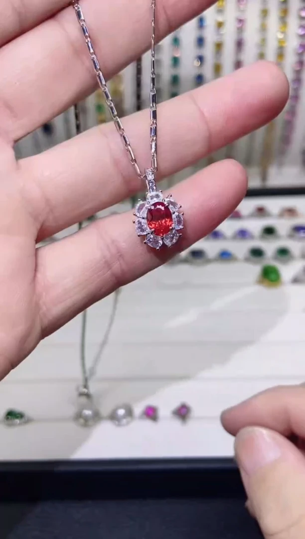 耳饰银S925镶嵌坦桑石1