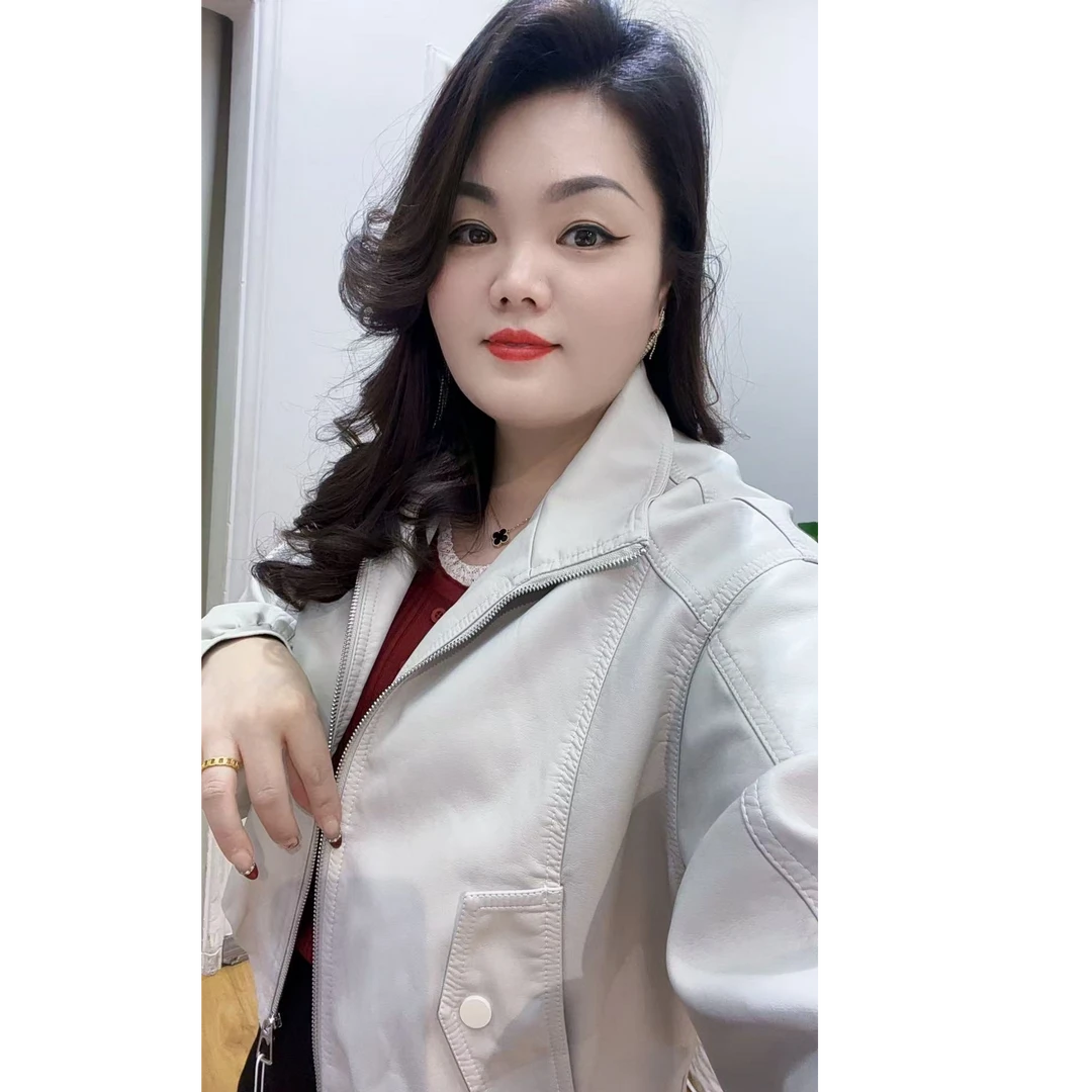 常规春季短款宽松型皮衣休闲时尚