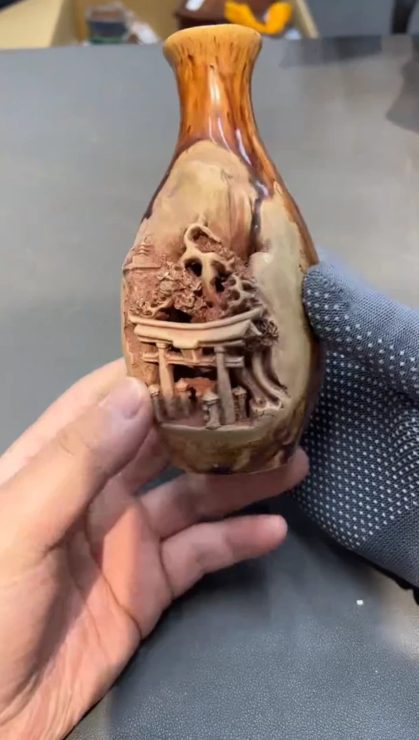 陶瓷g****d工艺品小四孤品收藏