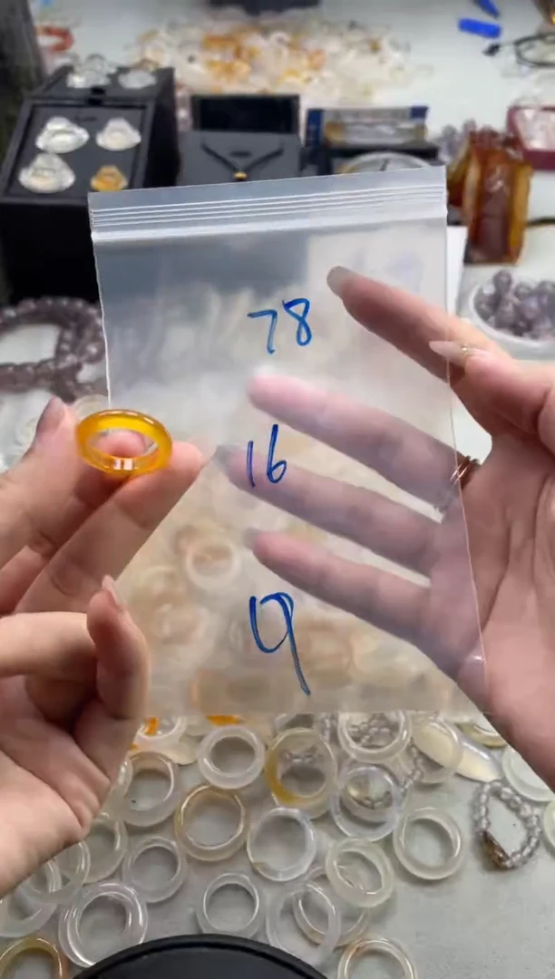 未镶嵌戒指玛瑙/玉髓78