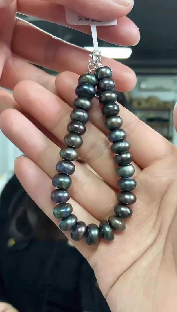【闪购商品】海水珍珠手串未镶嵌多样性发其一颜色微差