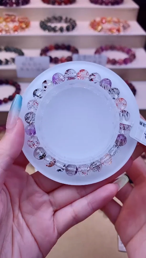 未镶嵌手串水晶毒液超七单圈7m+