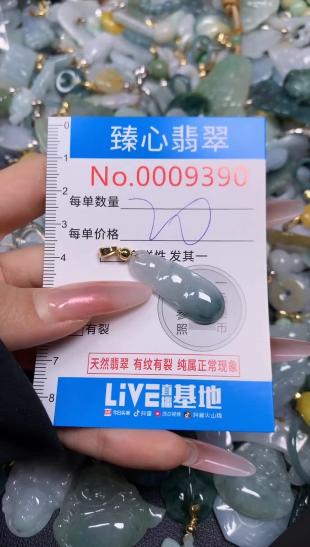 【闪购商品】翡翠颈饰未镶嵌含绳0009390