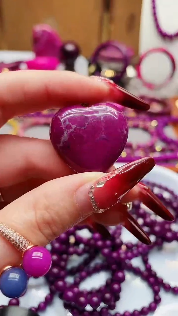 【闪购商品】苏纪石（舒俱来）颈饰未镶嵌大爱心吊坠