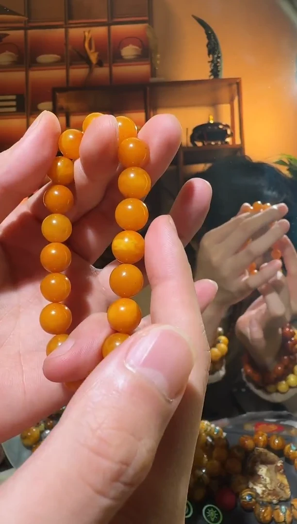 蜜蜡颈饰未镶嵌962天然蜜蜡珠宝奇石