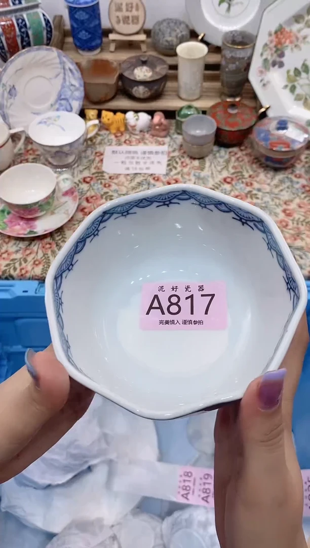 瓷片斑**绣                A817