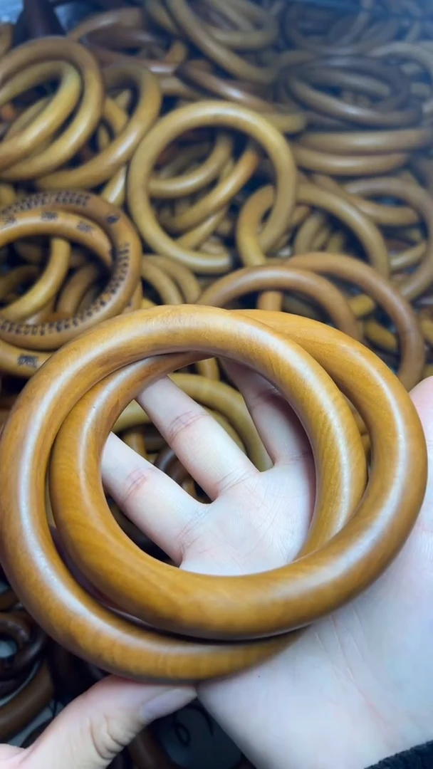 【闪购商品】枣木雷击枣木乾坤圈内径80一物一拍