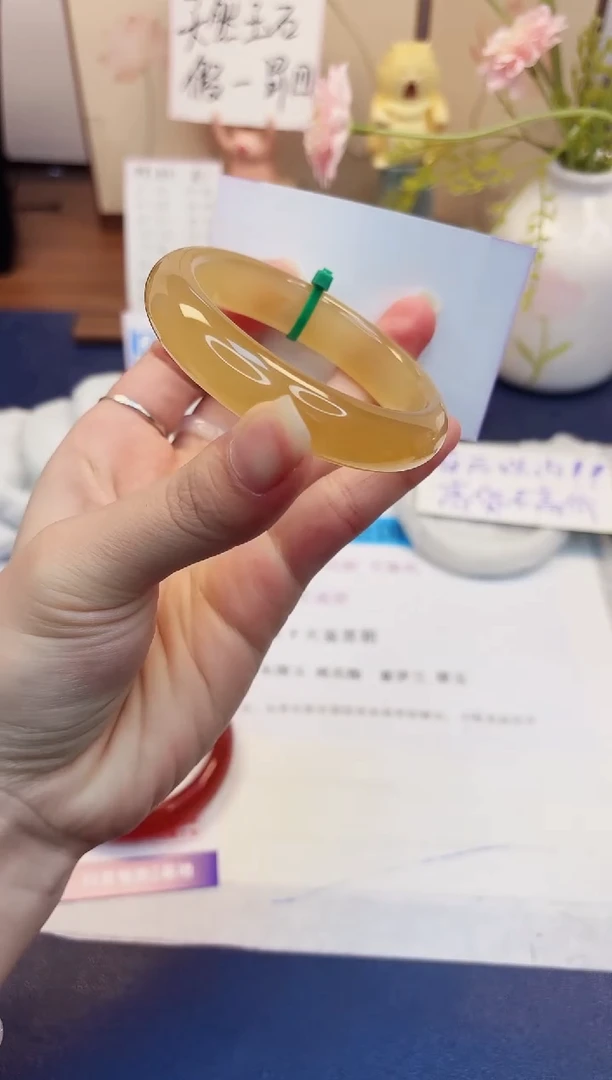 【闪购商品】石英质玉手镯未镶嵌29-财气镯-圈口55