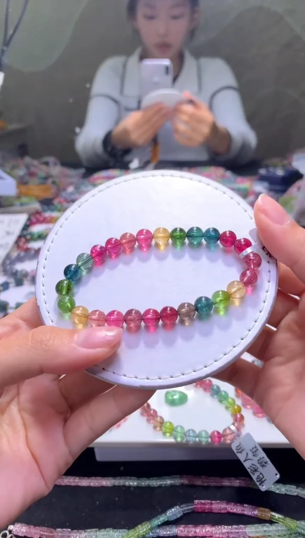 未镶嵌手串碧玺A09【天然碧玺】