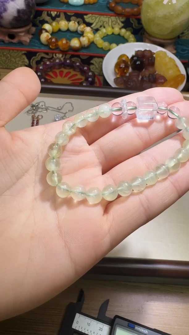 未镶嵌葡萄石手串多样性发一件 014