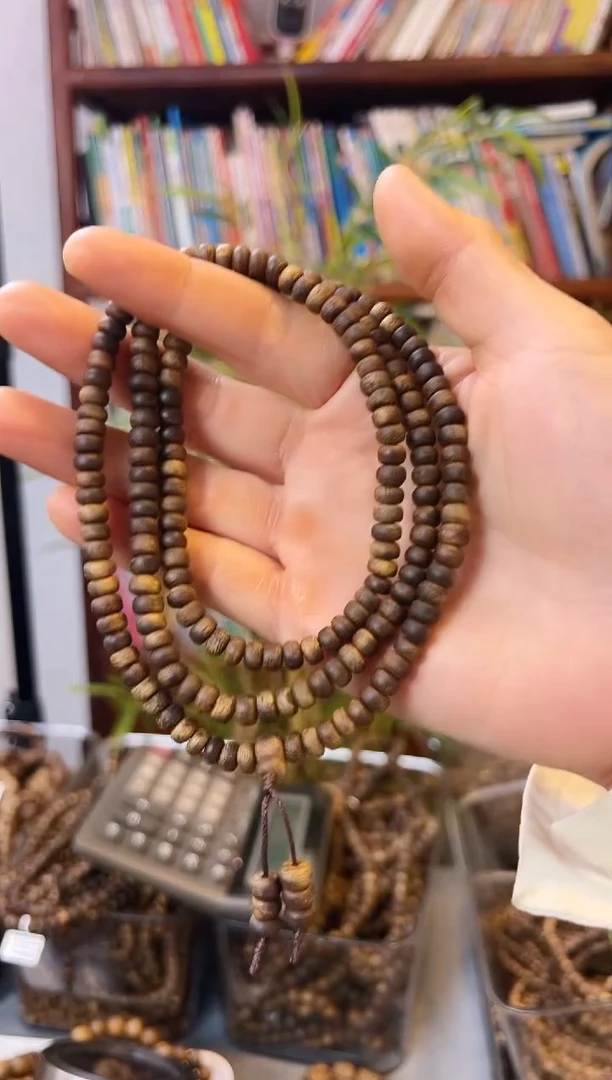 【闪购商品】沉香手串棋楠算盘珠多圈