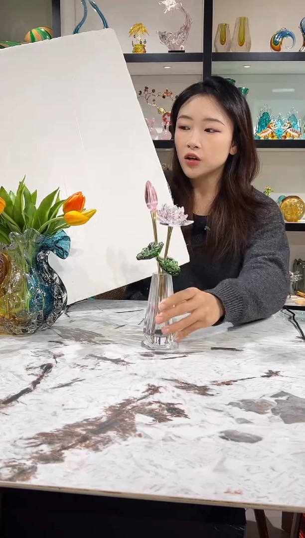 新款莲花摆件 现货