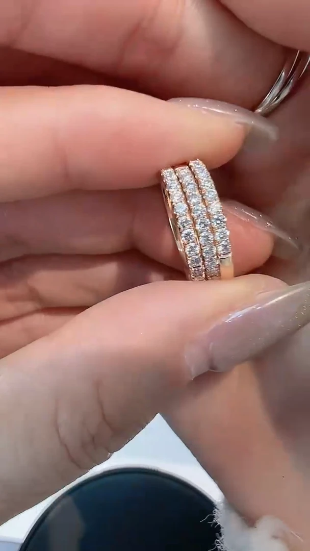 【闪购商品】钻石戒指/指环18K金镶嵌多样性发一