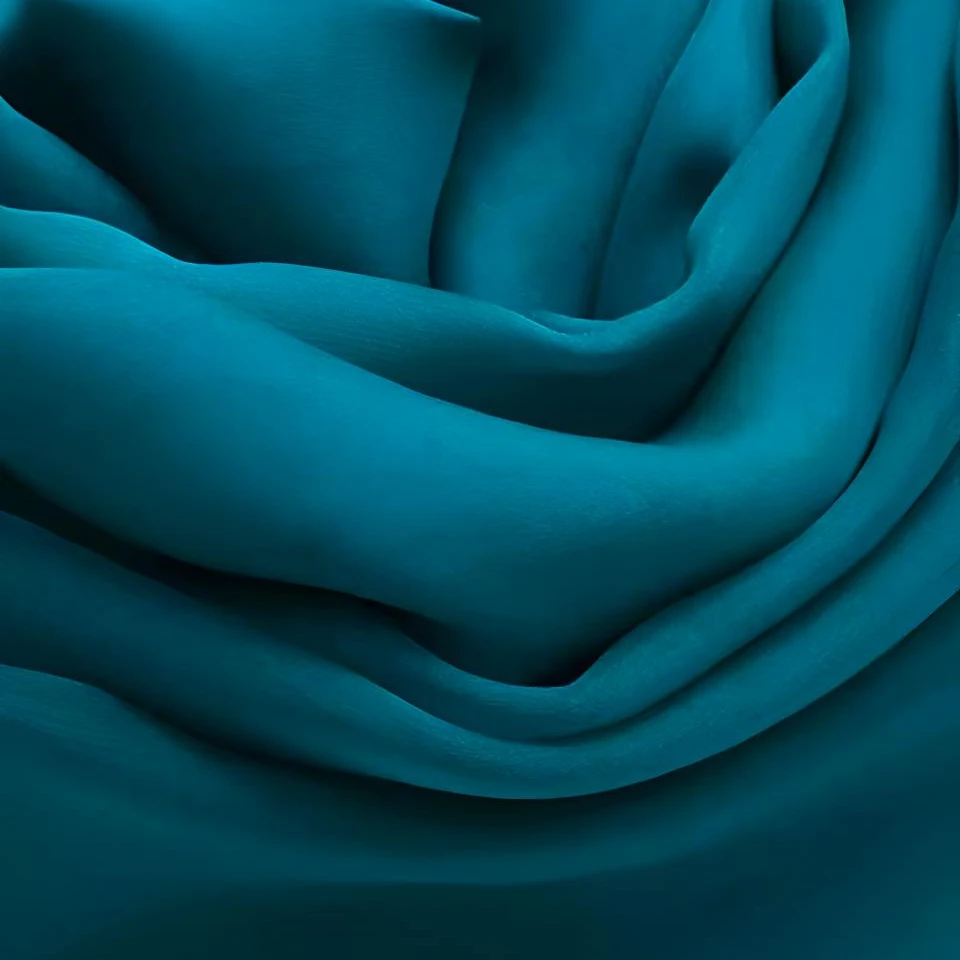 孔蓝丝巾200*75cm