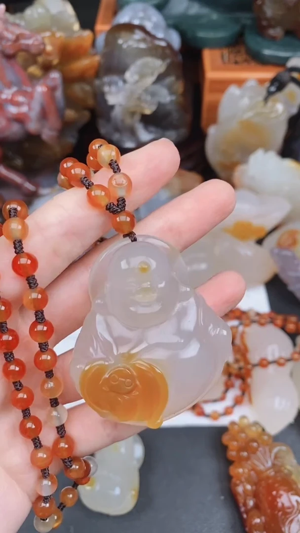 未镶嵌颈饰玛瑙/玉髓周*AA