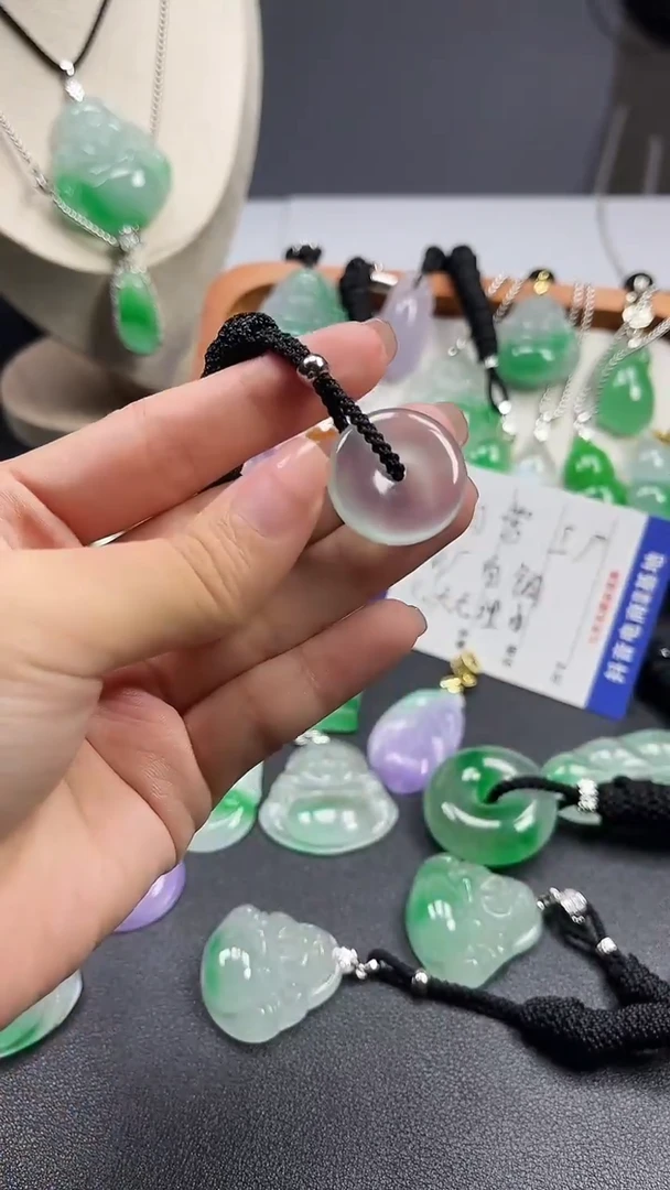 颈饰未镶嵌翡翠  所见即所得 一图一物