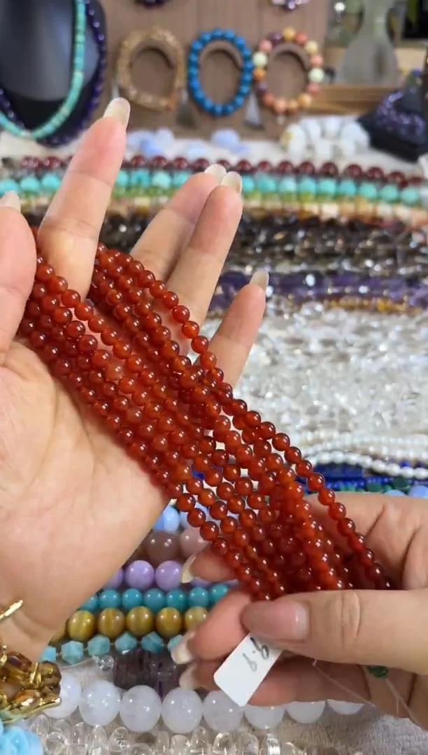 未镶嵌玛瑙/玉髓珠宝半成品红玛瑙卡6