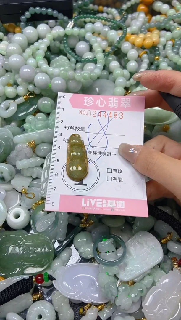 翡翠未镶嵌颈饰闪购0244283