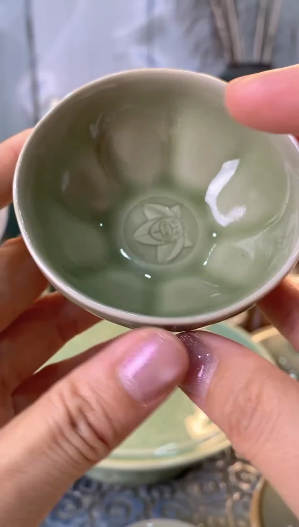 耀州窑微瑕处理062707 华源宝【杯子】 一个