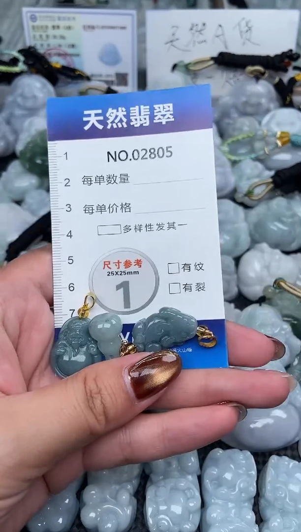 颈饰未镶嵌翡翠纯天然A货翡翠2805