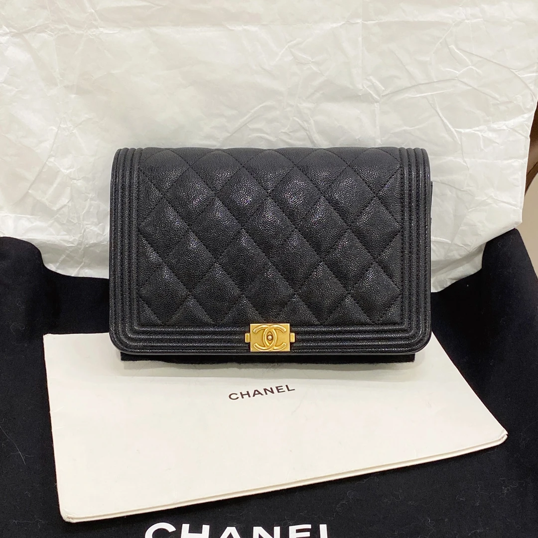 95新 Chanel/香奈儿 Leboy woc发财包