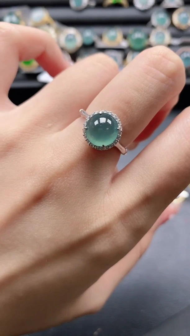 【闪购商品】翡翠戒指银S925镶嵌11111-